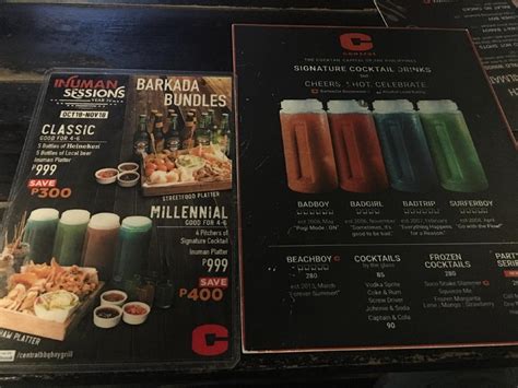 Menu At Central Bbq Boy Grill Quezon City 50 Kalayaan Ave