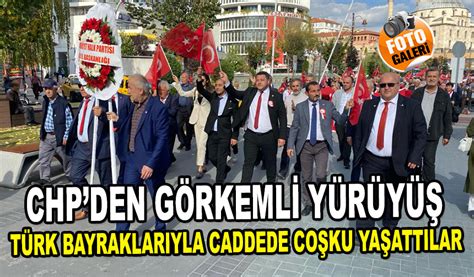 CHPDEN GÖRKEMLİ YÜRÜYÜŞ Bolu Takip Gazetesi Bolu haberleri Bolu