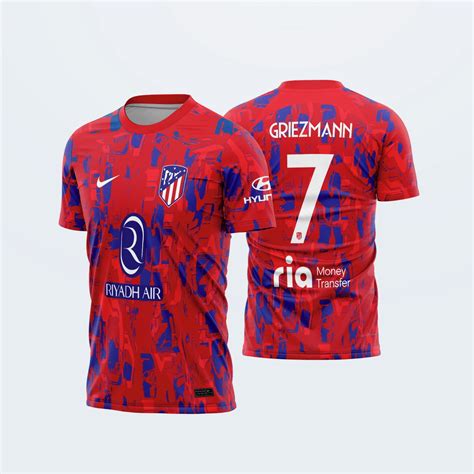 Arte Camisa Pr Jogo Atl Tico De Madrid Elo