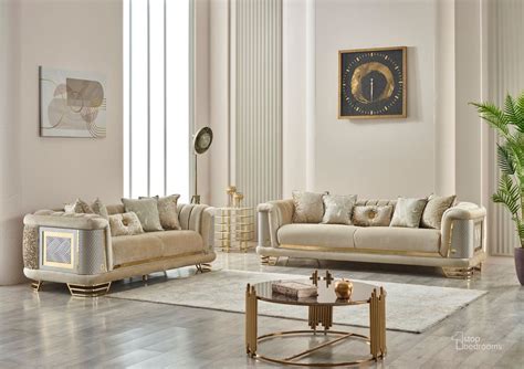 Roman Loveseat In Beige By Furnia Stopbedrooms