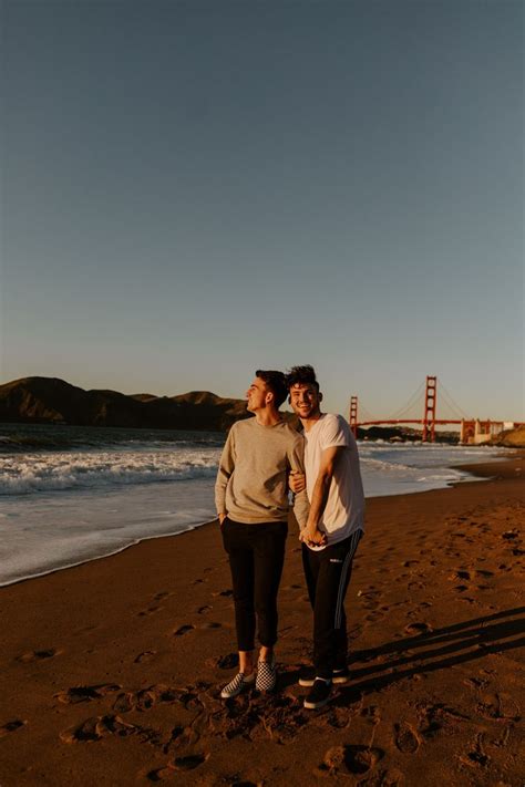 Baker Beach Engagement Session In San Francisco Tida Svy Photography