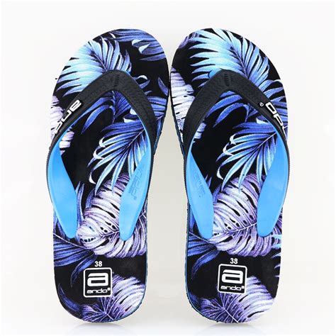 Jual New Ando Forest Biru Muda Sandal Jepit Pria Terbaru