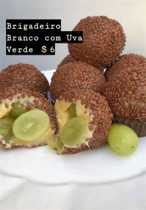 Brigadeiro De Leite Ninho Uva Receitas Receitas Deliciosas