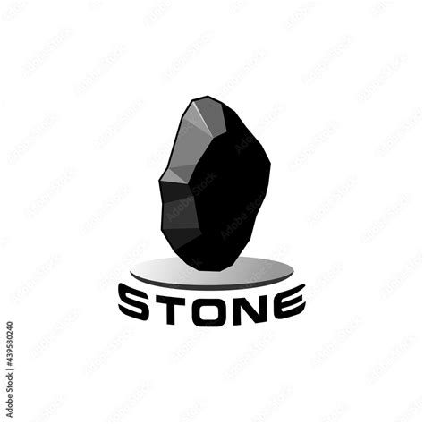 Coal or rare stone logo design inspiration Stock Vector | Adobe Stock