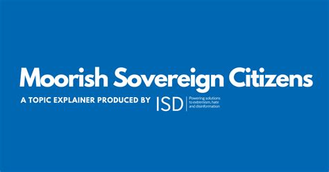 Moorish Sovereign Citizens Isd