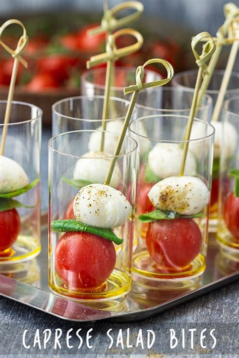 Caprese Salad Bites Appetizer Addiction