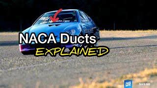 What Is NACA Ducts Aerodynamics In Racing By SRDmotors Doovi