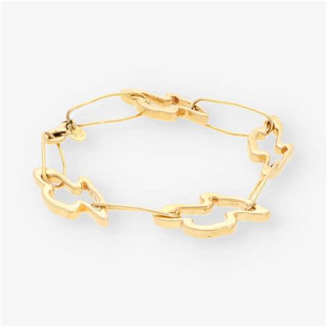 Pulsera Tous En Oro Kt Comprar Joyas Y Relojes Tous De Segunda Mano