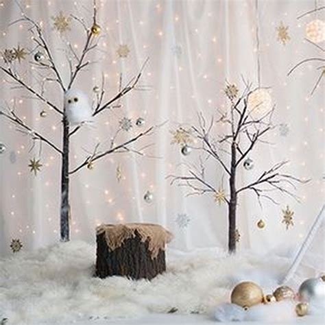 44 Stunning Winter Wonderland Decor Ideas Christmas Photo Backdrop