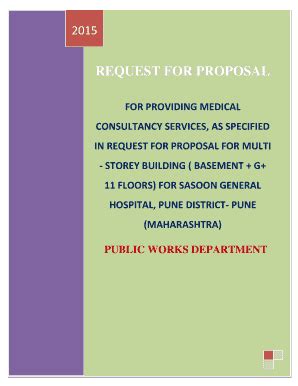 Fillable Online Request For Proposal For Providing Services As