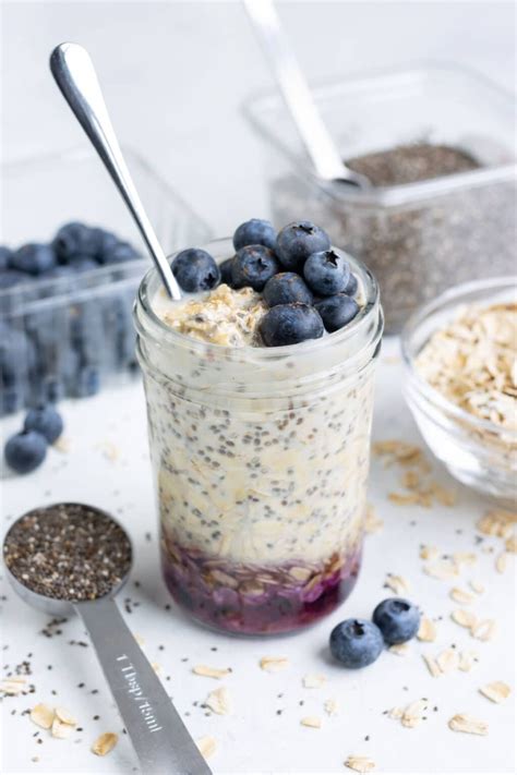 Best Blueberry Overnight Oats Evolving Table