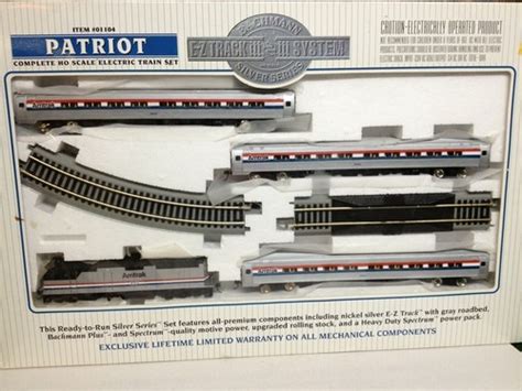 Ho Scale Bachmann 01104 Patriot Electric Train Set Amtrak Passenger