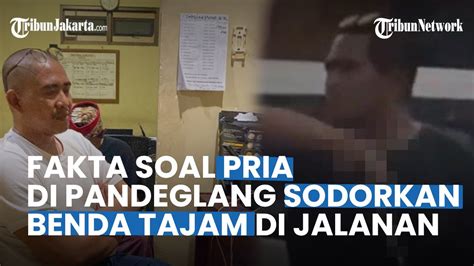 Viral Pria Di Pandeglang Tenteng Golok Dan Ancam Pengendara Motor