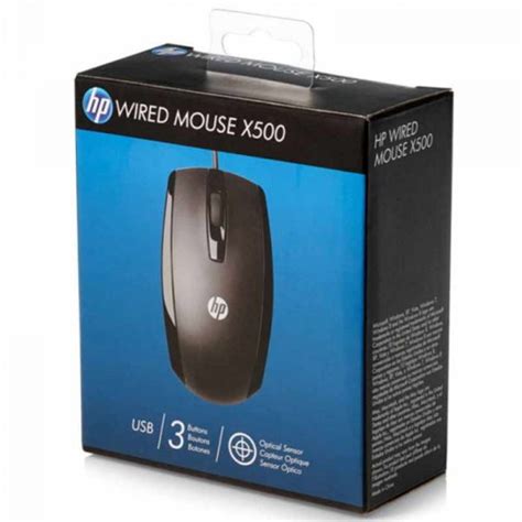 Hp Wired Mouse X500 Original Branded Wire Mouse Gamunulk