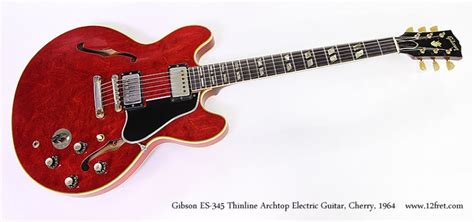 Gibson Es Thinline Archtop Electric Guitar Fret