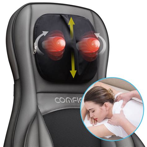 Comfier Shiatsu Neck Back Massager with Heat, Air Compression, Back Ma