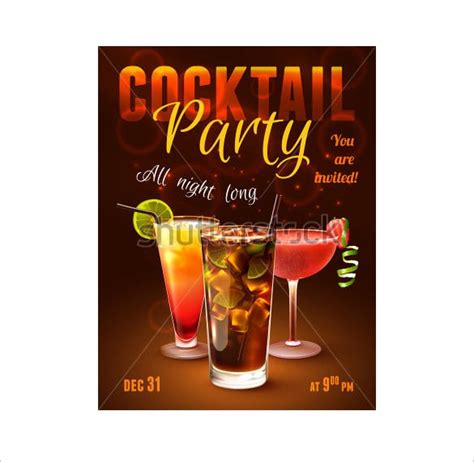 21+ Stunning Cocktail Party Invitation Templates & Designs! - Word, PSD, AI