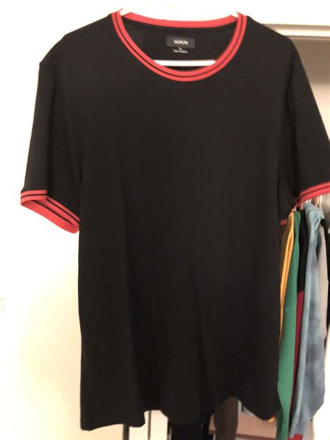 Alfani Alfani Black/Red T-Shirt | Grailed