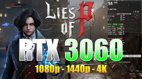 Lies Of P 1080p 1440p 4K Best Settings DLSS RTX 3060 12GB