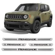 Jogo Soleiras Resinadas De Porta Personalizada Jeep Renegade Pe As