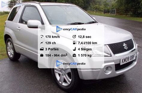 Suzuki Grand Vitara 1 9 DDiS Fiches Techniques 2006 2009