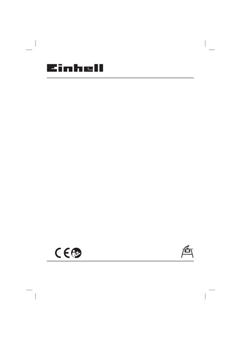 Manuale Einhell TC TS 210 Sega Da Banco