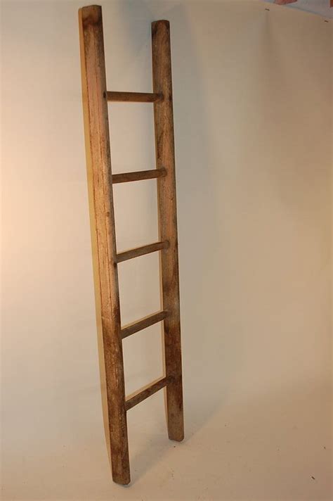 Vintage Small Wooden Ladder 27 Inches High Etsy Wooden Ladder Wood