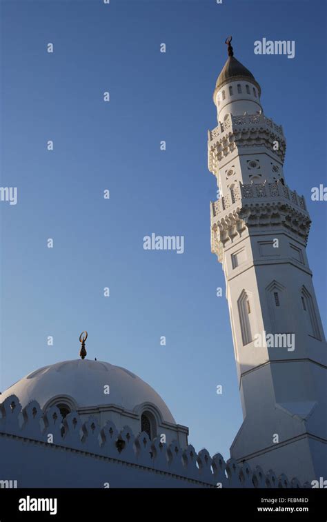 Masjid Quba The Very First Mosque That Was Built Medina Saudi Arabia