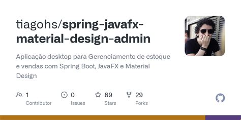 Github Tiagohs Spring Javafx Material Design Admin Aplica O Desktop