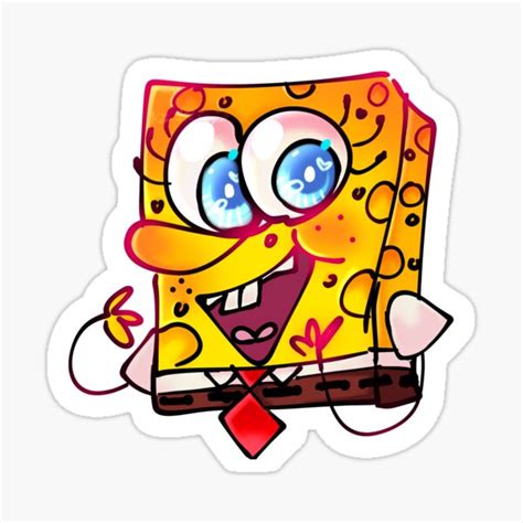 Spongebob Sticker For Sale By Kielimep1e Redbubble