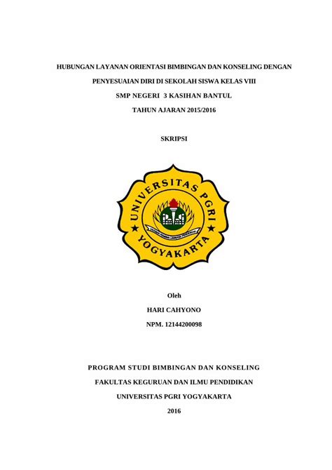 PDF HUBUNGAN LAYANAN ORIENTASI BIMBINGAN DAN 2017 01 30HALAMAN