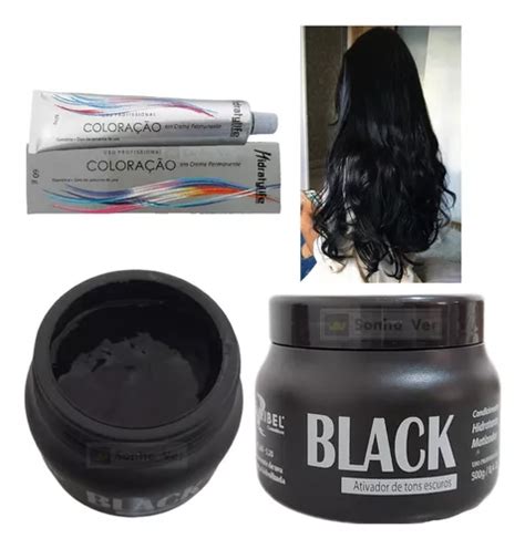 Tinta Preto N Matizador Black G Mairibel Hidraty