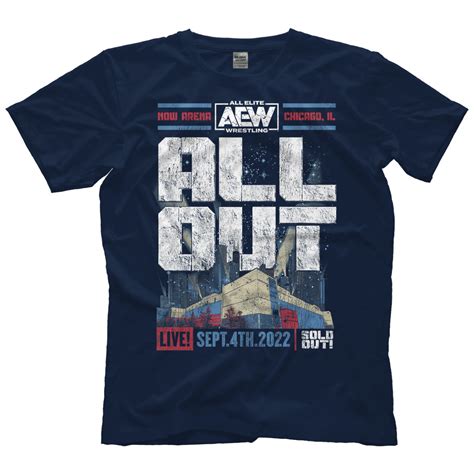 AEW All Out 2022 Marquee Design T-Shirt | Pro Wrestling | Fandom