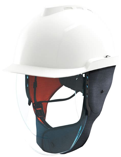 Casco De Electricista Con Pantalla Facial Integrada De Clase 2