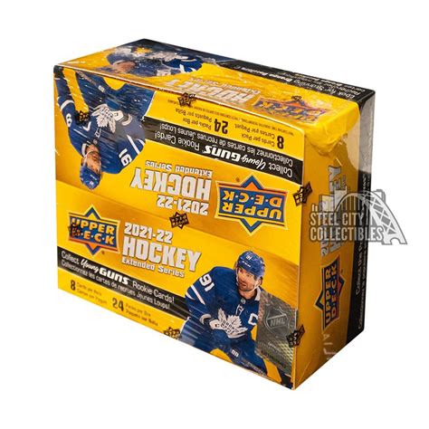 2021 22 Upper Deck Extended Series Hockey 24 Pack Retail Box Steel