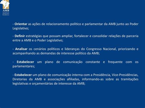 Vice Presidência Legislativa ppt carregar