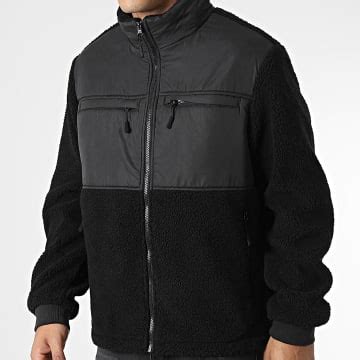 Urban Classics Veste Zippée Fourrure Mouton Patched Sherpa TB5539