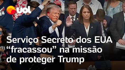 Serviço Secreto Dos Eua Fracassou Na Missão De Proteger Trump Diz