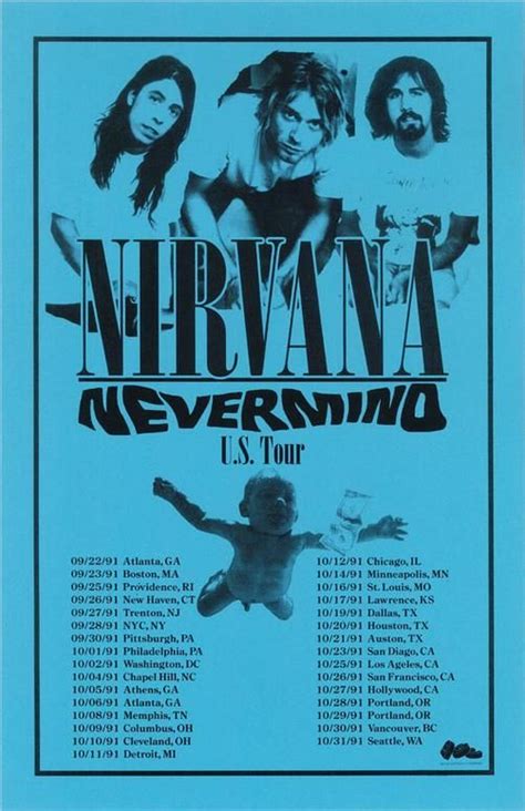 Music Memorabilia Nirvana signed concert poster print A4 Size Artists N