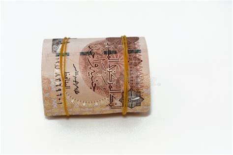 Egypt Money Bundle Roll Of Pounds Egp Le One Egyptian Pound Cash