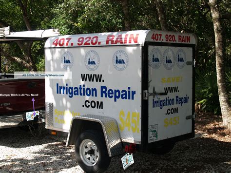 Enclosed Landscaping And Irrigation Trailer