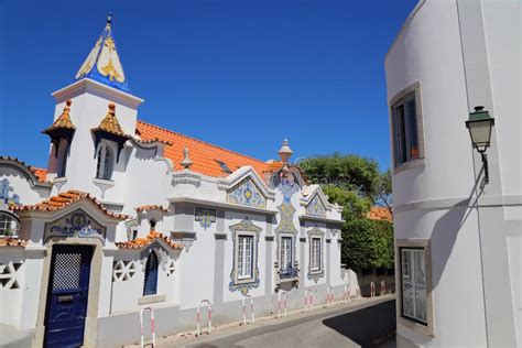 Cascais Narrow Streets in the Old Town Stock Photo - Image of coastline ...