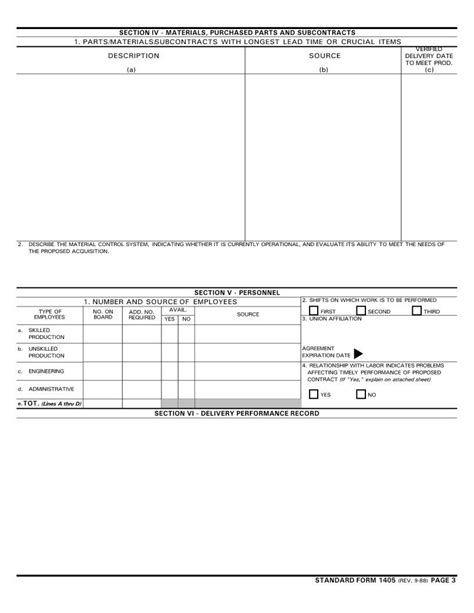 Standard Form 1405 ≡ Fill Out Printable Pdf Forms Online