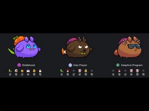 Axie Origin Sustain Shellshock Champion Build Off Season Youtube