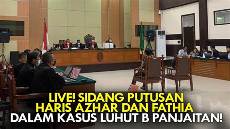 Menang Lawan Luhut Majelis Hakim Pn Jaktim Vonis Bebas Haris Azhar