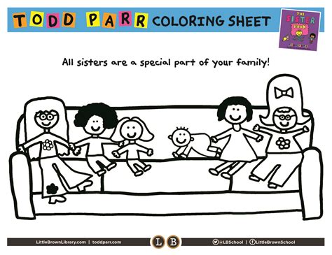 Todd Parr Childrens Book Author And Illustrator Sisters Book Todd