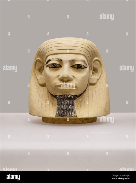 Canopic Jar Lid Ca 18781840 B C Middle Kingdom This Sculpted Head