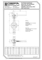 V Lvula De Mariposa Hg Gefa Processtechnik El Ctrica Para