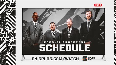 SPURS ANNOUNCE 2020-21 BROADCAST SCHEDULE FOR FIRST HALF OF SEASON ...