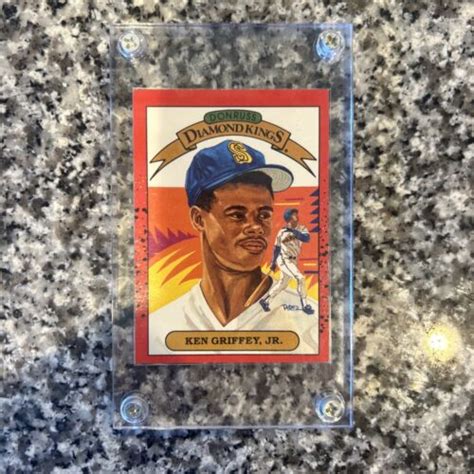 Donruss Ken Griffey Jr Diamond Kings Nm Rookie Year Error